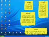 Digital Desktop Stickers screenshot